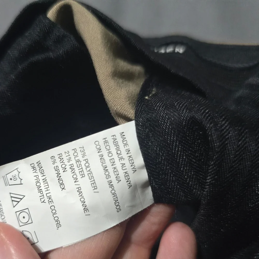 Van Heusen Flex Dress Pants Mens 36x32 Tan Khaki Straight Fit Non-Iron Stretch